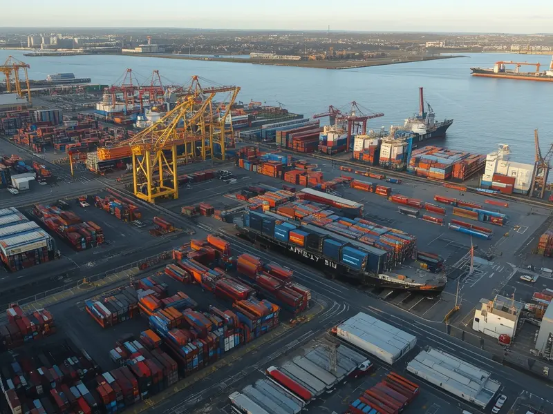 Dublin Port shipping and logistics infrastructure central to Ireland's international trade