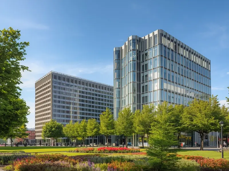 European Union institutional buildings where Green Deal policies are developed