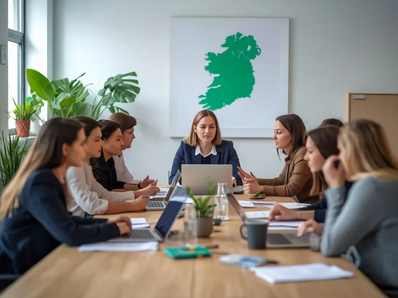 Sustainability professionals collaborating at All-Ireland Sustainability network meeting