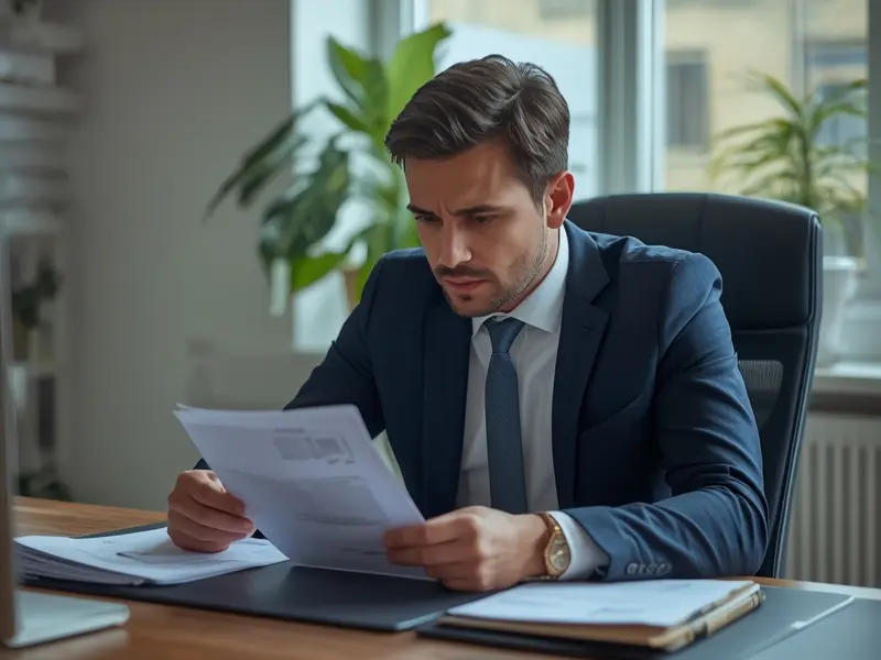 Professional using AI technology for sustainability analysis and environmental optimization