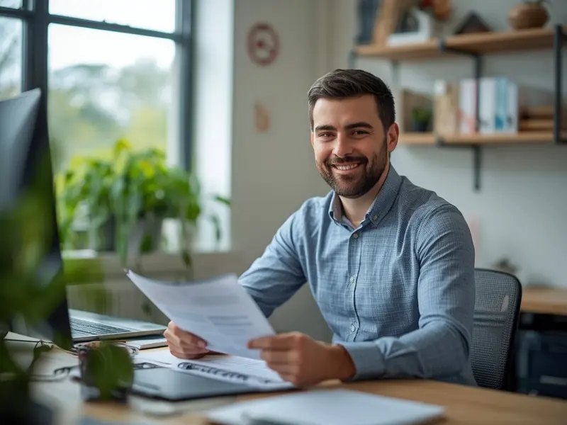 Small business owner starting sustainability journey with practical SME guide