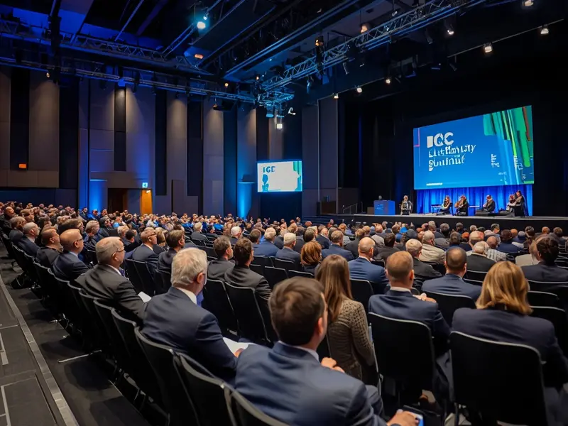 VIP premium seating section at All-Ireland Sustainability Summit ICC Belfast