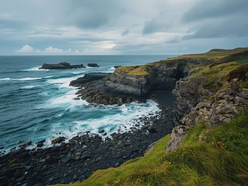 Northern Ireland's protected coastal waters, part of 35 transitional and coastal water bodies monitored for ecological status